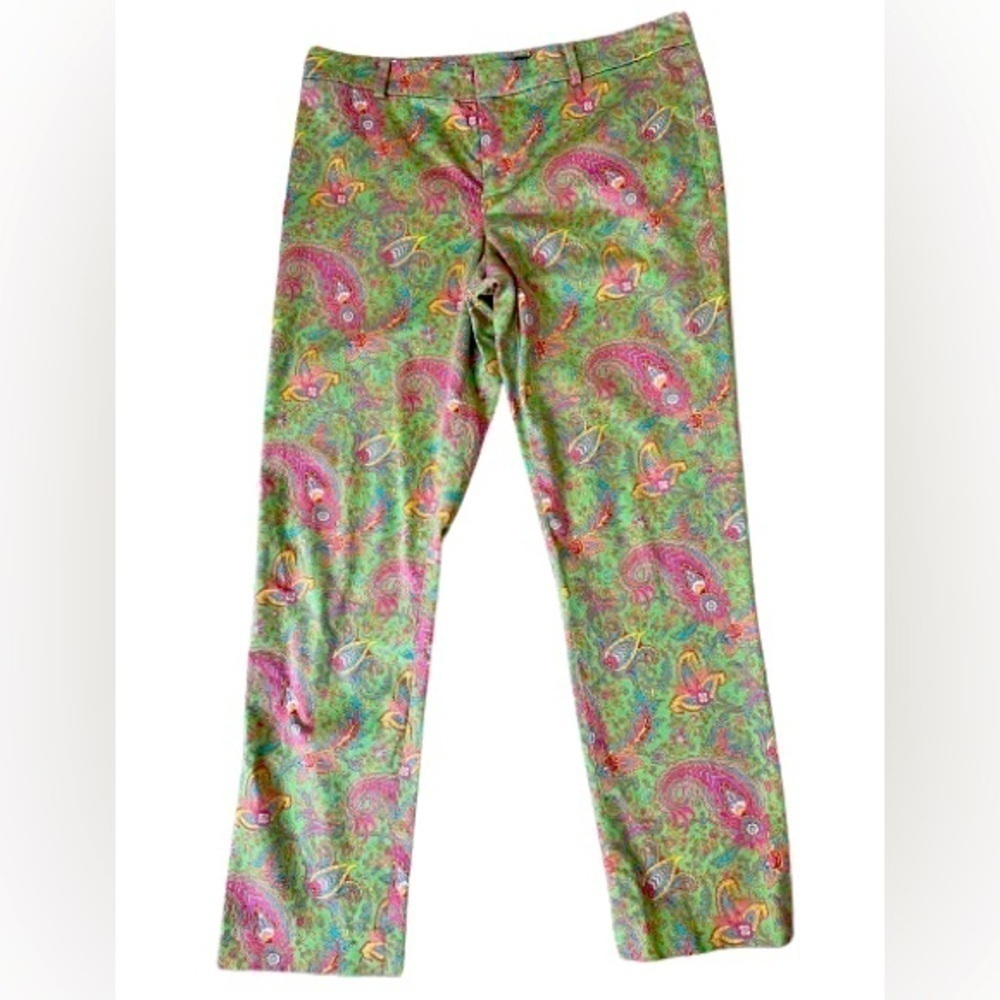 Lauren Ralph Lauren Paisley Capri Cotton Pants. Size 6P